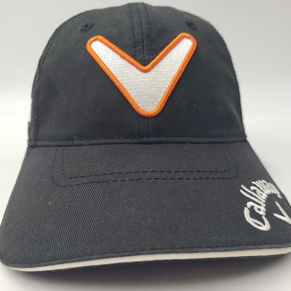Callaway Hat Adjustable Black Orange FT Fusion Technology Tour i Series Golf Men